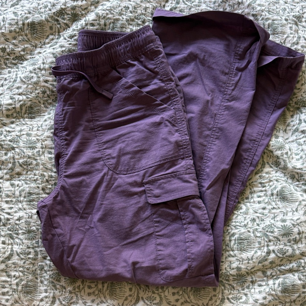 Title Nine Purple Cargo Jogger Pants